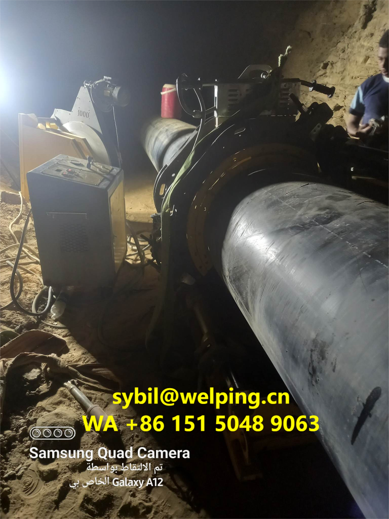 Egyptian Welder Mr. Mohammed Rashad Provides Feedback on the Welping 1000mm Polyethylene Pipe Welding Machine